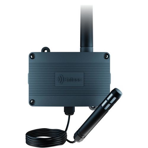 Sensore di temperatura e di umidità relativa - TX T&amp;H EXT 600-034 - Enless Wireless - installato su condotto / LoRa / LoRaWAN
