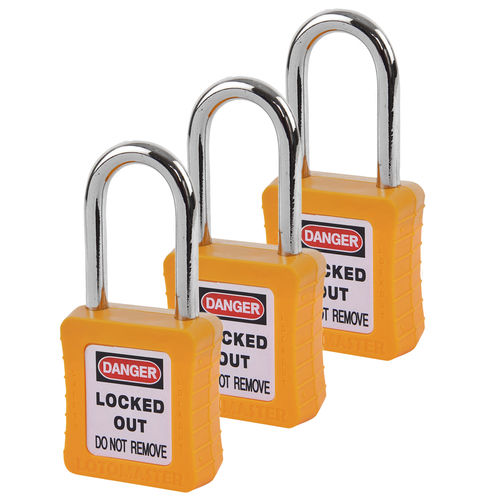 Lucchetto in acciaio inossidabile - LM-ULPP-RS-KD+MK3-Y - Loto Master Inc.