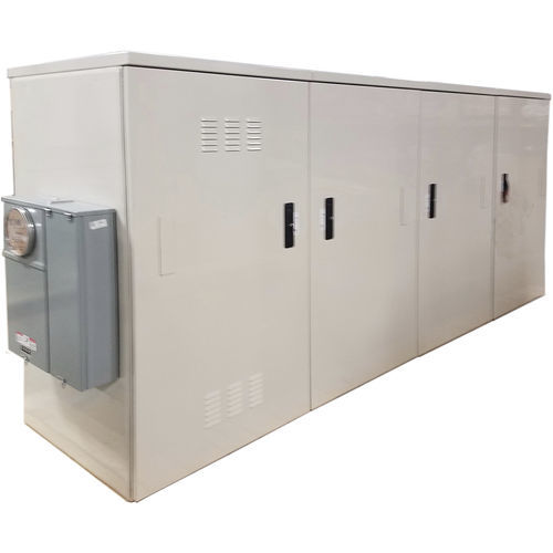 Armadio elettrico a pavimento - CUBE MODULAR SERIES - Charles Industries - da esterno / modulare / con sportello