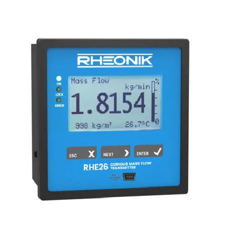 Trasmettitore di portata massico - RHE 26  - Rheonik Messtechnik GmbH - volumetrico / per liquido / di gas