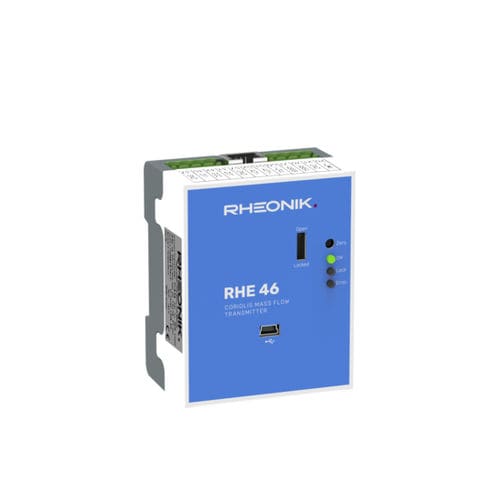 Trasmettitore di portata massico - RHE 46 - Rheonik Messtechnik GmbH - volumetrico / compatto