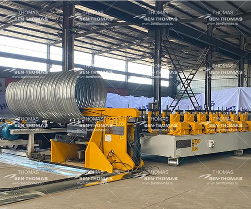 Linea di produzione per profilati - Thomas Machinery Manufacturing Co. Ltd. - di tubi a spirale / automatica / per cantiere di costruzione