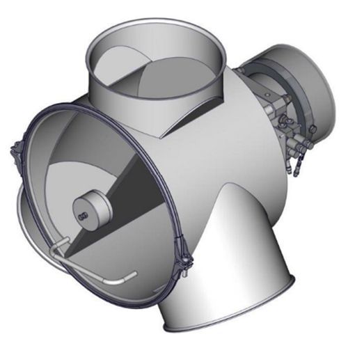 Distributore pneumatico a valvola - VDP-Hygienic-Dry series - HOSOKAWA SOLIDS, S.L. - ad azionamento pneumatico / a comando elettrico / a 3 vie
