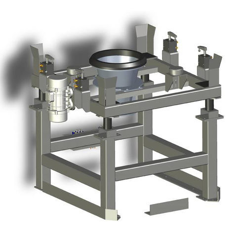Sistema di scarico per container - CVD - HOSOKAWA SOLIDS, S.L. - per l'industria alimentare e delle bevande / per materiali alla rinfusa / per polveri