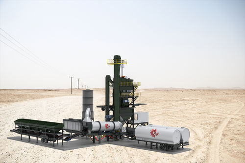 Impianto di produzione d'asfalto mobile - HÜRKÜŞ 120 - POWER ASPHALT MACHINES LTD - discontinuo / trasportabile