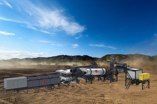Impianto di produzione d'asfalto continuo - PAC-120 / TURKUAZ - POWER ASPHALT MACHINES LTD - stazionario