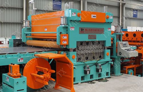 Linea di taglio trasversale al volo -  FOSHAN TE XIANG MACHINERY CO., LTD - per acciaio / per alluminio / per acciaio inossidabile