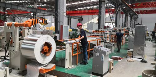 Linea di taglio in strisce di nastro in metallo -  FOSHAN TE XIANG MACHINERY CO., LTD