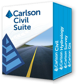 Suite software di analisi - Carlson Software - di gestione di dati geografici / di automatizzazione / per la topografia