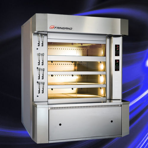 Forno per il settore agroalimentare a doppia alimentazione - Optima  - SAS FRINGAND - a più piani / a tubi anulari / per pane