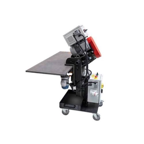 Smussatrice elettrica - TCEM - mobile / per lamiere / in acciaio inossidabile