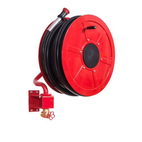 Avvolgitore per tubo - MBK18-HR33-NF - MOBIAK - manuale / per uso prolungato / di sicurezza antincendio