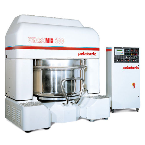 Impastatrice a spirale - SINCROMIX 600 - Pietroberto - per panifici / con frustino / con vasca estraibile