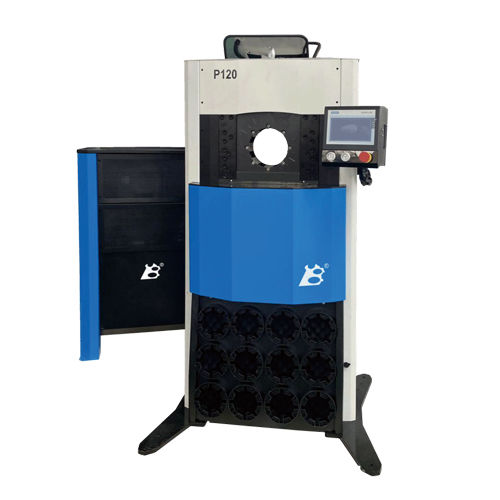 Pressa crimpatrice per tubi flessibili - YB-P120 - Guangzhou YuBen Hydraulic Technology Co., Ltd. - automatica / a pedale / di grande capacità