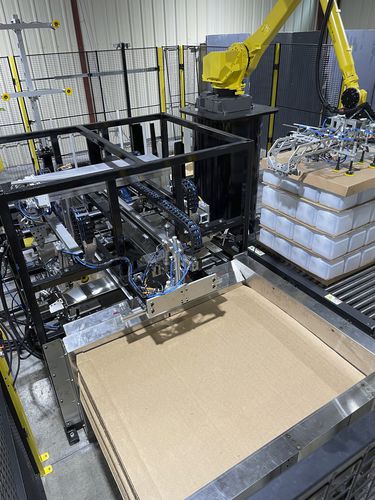 Sistema di pallettizzazione robotizzato - Interactive Search Marketing for Mesh Automation - per movimentazione / per sacchi / di casse