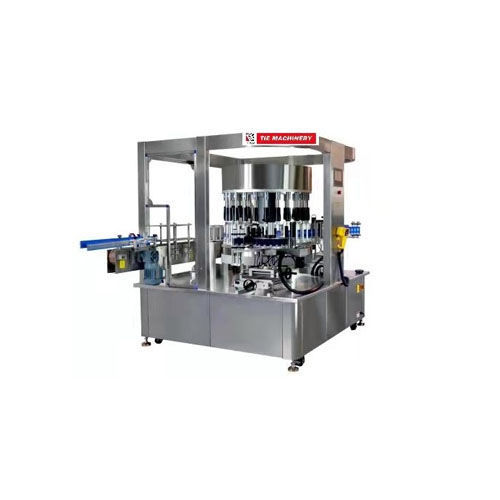 Etichettatrice per bottiglie - TRG series - Zhangjiagang TIE Machinery Co., Ltd. - per applicazione laterale / wraparound / per l'industria delle bevande