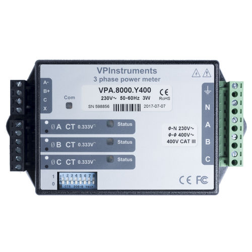 Apparecchio di misura della potenza contatore di energia - VPInstruments - trifase / monofase