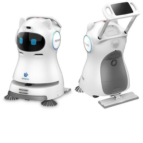 Robot di pulizia per pavimento - C30 - Keenon Robotics Co., Ltd. - per pulitura a secco / autonomo dotato di IA / mobile