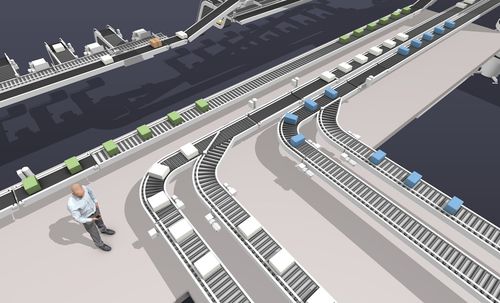 Sistema di trasporto di trasporto - CSi industries BV - per movimentazione / per l'industria agroalimentare / industriale