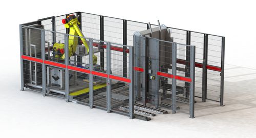 Pallettizzatore robotizzato - i-Pal - CSi industries BV - dall'alto / dal basso / con impilatrice