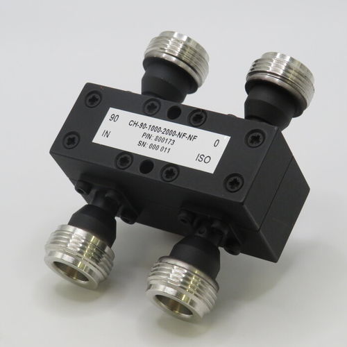 Accoppiatore ibrido RF - CH-90-1000-2000-400-NF - DETI Microwave - direzionale / coassiale