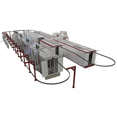 Linea di lavaggio ad acqua - CardanWash - KSP Machine - a spruzzo / automatica / di processo