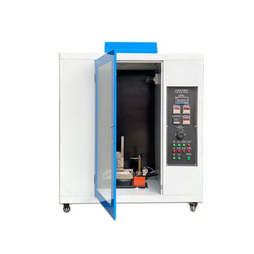Macchina per prova di reazione ai fuochi - Dongguan Hongjin Test Instrument Co.,Ltd. - controllata da PLC / di materiali / per plastica