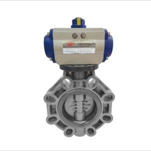 Valvola a farfalla - Xiamen Keheng Plastic Co., Ltd. - pneumatica / di controllo / per acqua