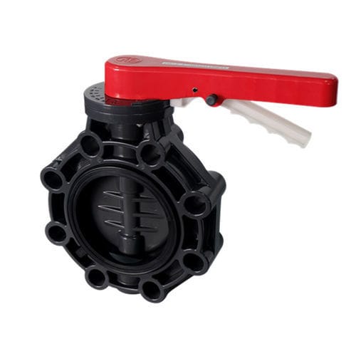 Valvola a farfalla - Xiamen Keheng Plastic Co., Ltd. - a leva / di controllo / per acqua