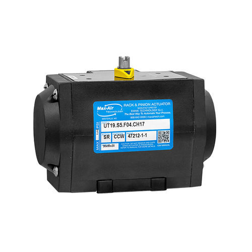 Attuatore per valvola pneumatico - UT series - Max-Air Technology - 90° / con pignone e cremagliera / a doppio effetto