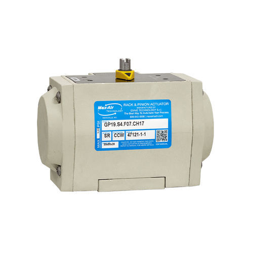 Attuatore per valvola pneumatico - GP series - Max-Air Technology - 90° / con pignone e cremagliera / a doppio effetto