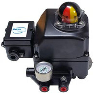 Posizionatore per valvola elettropneumatico - PET series - Max-Air Technology - rotativo / a doppio effetto / IP66