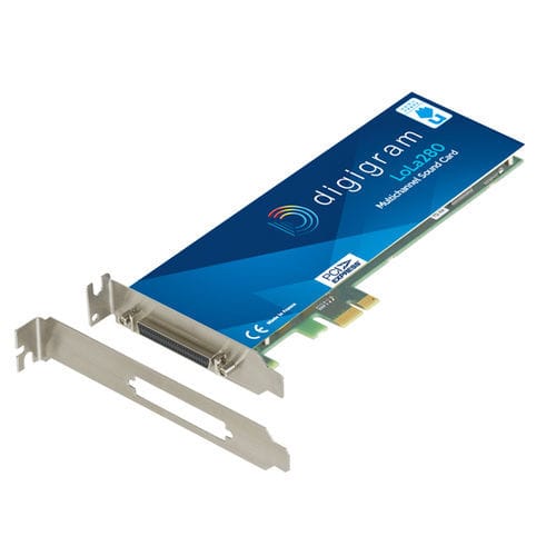 Scheda audio PCI Express - LoLa280 - DIGIGRAM - extrapiatta / multicanale