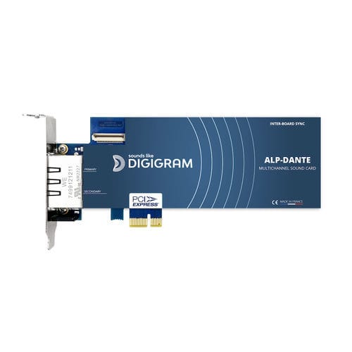 Scheda audio PCI Express - ALP-DANTE - DIGIGRAM - extrapiatta