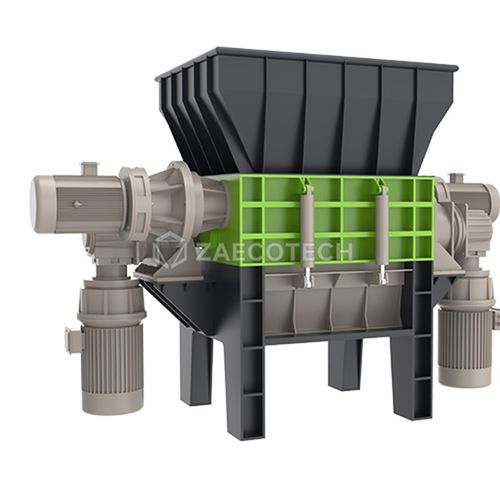 Trituratore primario - F series - ZhengZhou ZA ECOTECH Co.,Ltd - a 4 alberi / per rifiuti / per coppia elevata