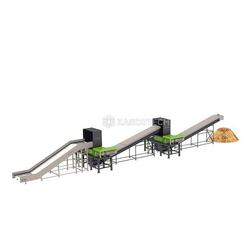Stazione di trattamento dei rifiuti di biomassa - Alternative fuels/Biogas - ZhengZhou ZA ECOTECH Co.,Ltd - automatizzata / con separatori / con trituratore