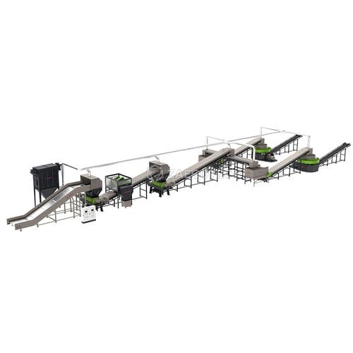 Stazione di trattamento dei rifiuti solidi urbani - RDF/SRF - ZhengZhou ZA ECOTECH Co.,Ltd - per rifiuto combustibile / automatizzata / con separatori