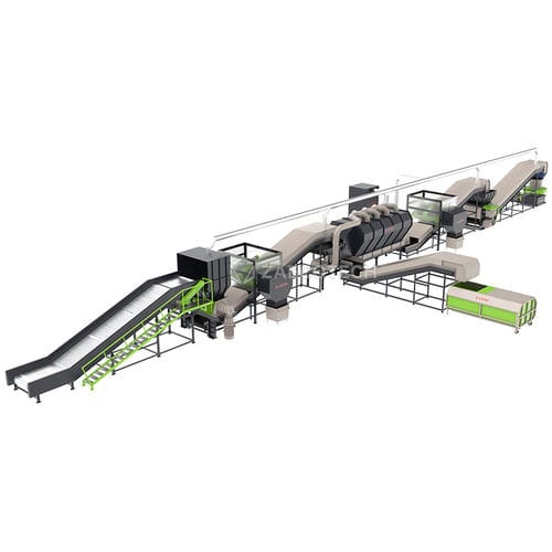 Stazione di trattamento dei rifiuti in plastica - Paper Mill Waste/Pulper Ropes/Ragger Wire - ZhengZhou ZA ECOTECH Co.,Ltd - industriali / solidi urbani / automatizzata