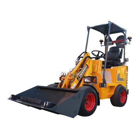 Pala su ruote - Knikmops KM 90 - Gebroders geens - articolata / compatta / per cantiere