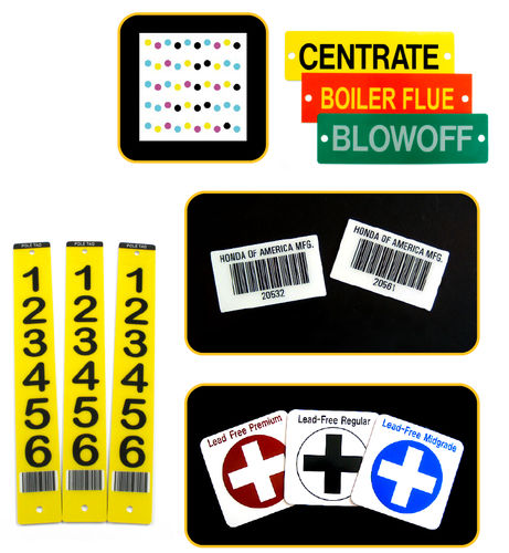 Etichetta con motivo stampato - Pannier - di identificazione / in lastre