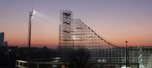 Ponteggio amovibile - ASYAPI scaffolding - per facciata / con scala