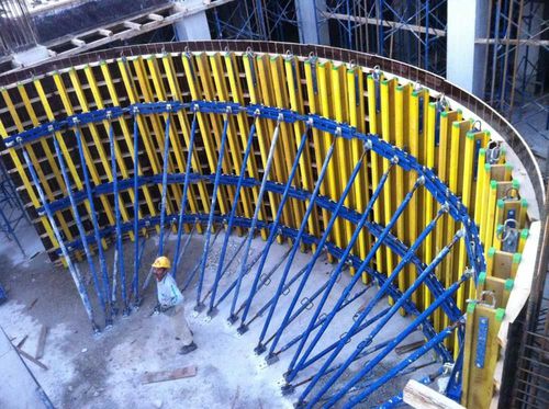 Cassaforma a ripresa - ASYAPI scaffolding - circolare / di pareti / di gabbia