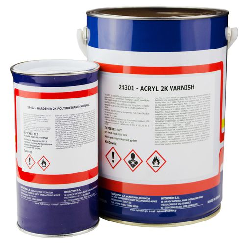 Vernice trasparente di protezione - 24301  - Hydroton SA - bicomponente / in acrilico / in poliuretano