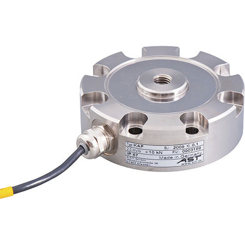 Sensore di forza di trazione-compressione - KAF - AST - Angewandte System Technik GmbH - tipo pancake / per macchina di prova / in acciaio inossidabile