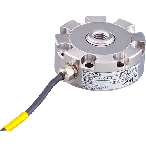 Sensore di forza di trazione-compressione - KAF-S - AST - Angewandte System Technik GmbH - a bottone / per macchina di prova / in acciaio inossidabile
