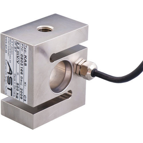 Sensore di forza a S - KAS - AST - Angewandte System Technik GmbH - per tramoggia / OIML / in acciaio inossidabile