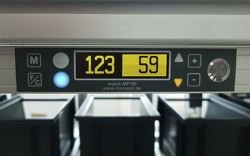 Macchina per preparazione ordine pick-to-light - mipick  - microSYST Systemelectronic - digitale