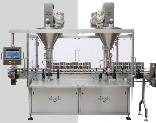 Riempitrice in linea - SERIES 100/200/400 - All Fill International - completamente automatica / per barattoli e vasetti / per polveri