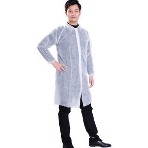 Camice lungo da lavoro - Hefei HaoXin Protective Technology Co., Ltd. - di protezione chimica / impermeabile / in polipropilene