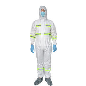 Tuta da lavoro - Hefei HaoXin Protective Technology Co., Ltd. - di tipo 5/6 / in poliestere / in tessuto microporoso